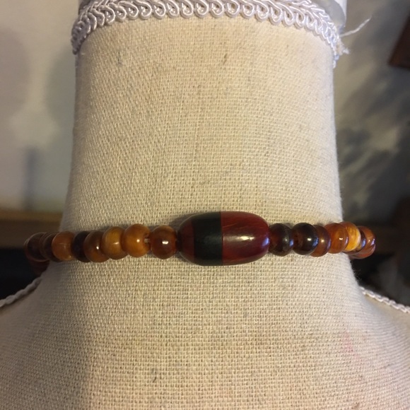 Vintage tribal look large medallion necklace - Picture 5 of 8